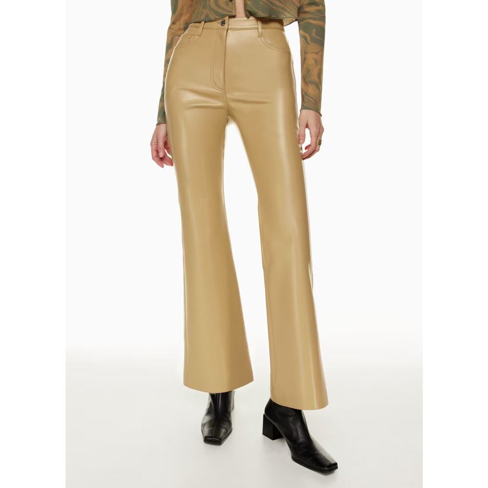 Wilfred Artizia Melina Flare Vegan Leather Pants NWT